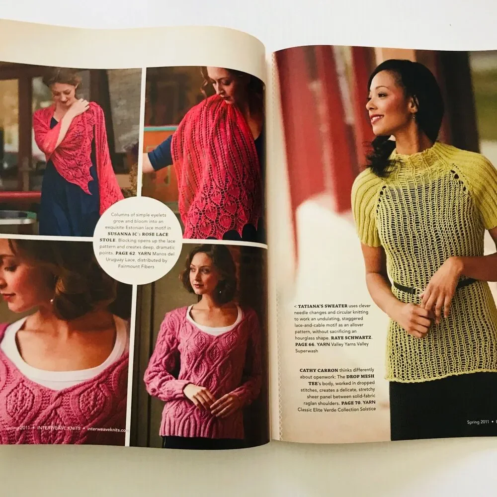 Interweave Knits Magazine Spring 2011 Knitting Patterns Breezy Fresh Knits